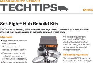 Timken Bearing Set Chart