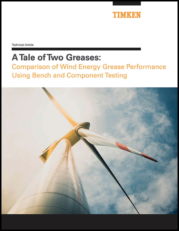 The Right Grease for Lasting Wind Turbine Performance The Timken Company