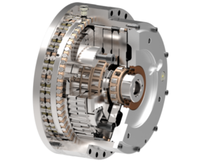 Schnittansicht eines SPINEA TwinSpin® Hochpräzisions-Untersetzungsgetriebes.