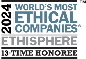 2024 Ethisphere "World's Most Ethical Companies" award.