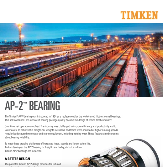 Timken AP-2 Bearing Sell Sheet