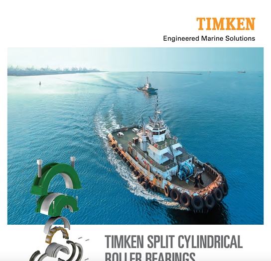 Timken Split Cylindrical Mounted Roller Bearings for Marine
