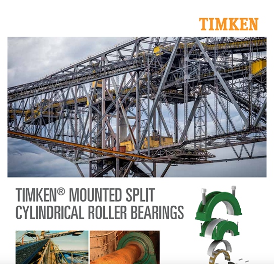 Timken Split Cylindrical Mounted Roller Bearing Brochure