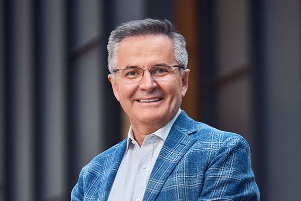 A wide portrait of Timken CEO Lucian Boldea